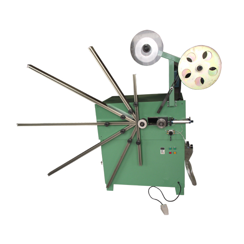 What raw materials are used with spiral wound gasket forming machines?